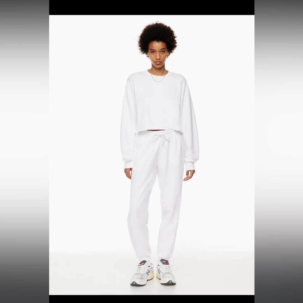 Terry Fleece Boyfriend Fit Sweatpants Size Small